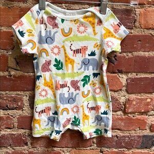 HA Animal Print Baby Romper 3-6 months